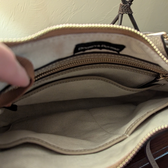 Dooney & Bourke Taupe Leather Shoulder Bag NWOT - Picture 2 of 10